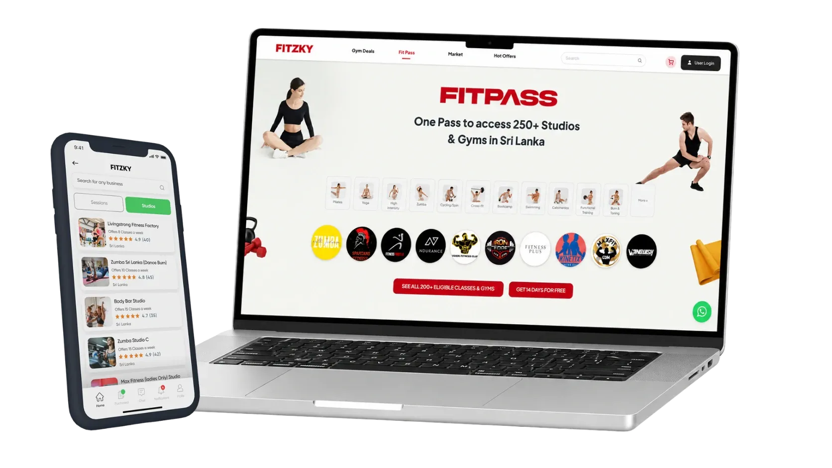 Fitzky fitness marketplace.