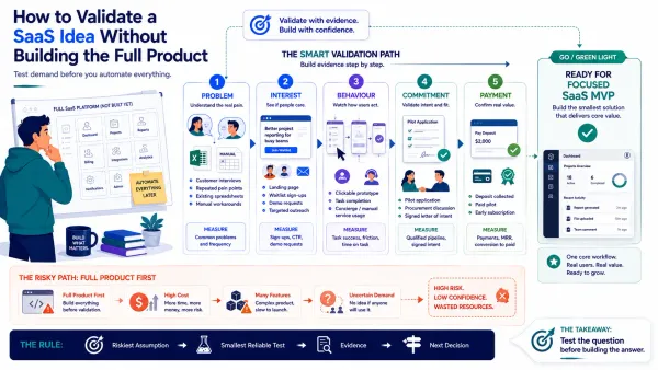 How to Validate a SaaS Idea Without Building the Full Product
