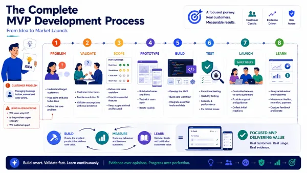 The Complete MVP Development Process: From Idea to Market Launch