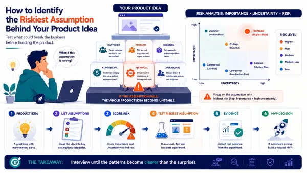 How to Identify the Riskiest Assumption Behind Your Product Idea